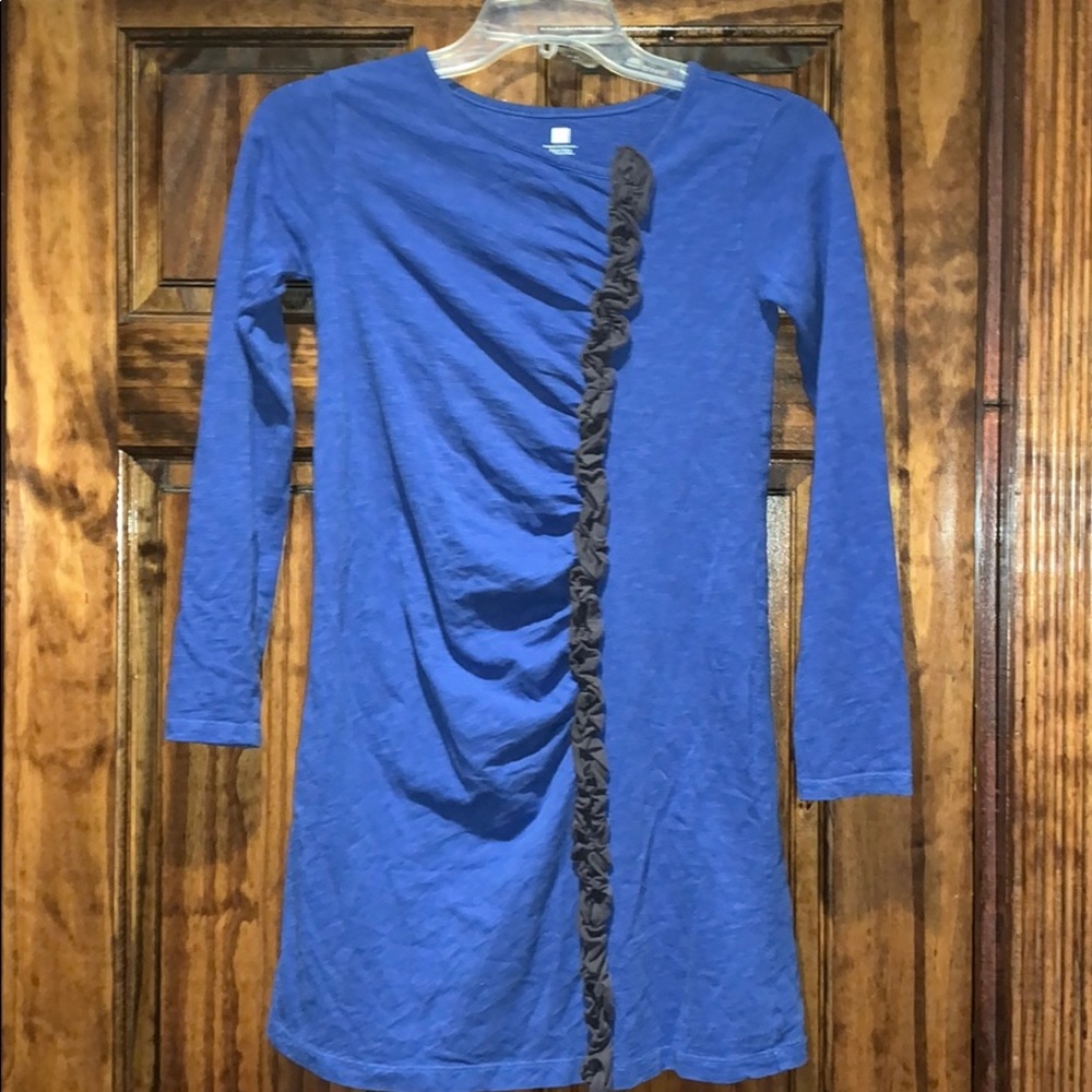 EUC tea size 10 cotton blue dress